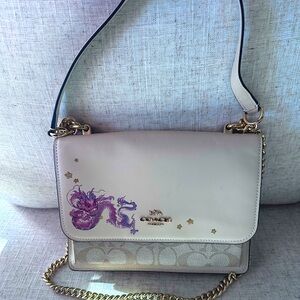 GUC Coach Year Of The Dragon Crossbody Chain Strap Bag
